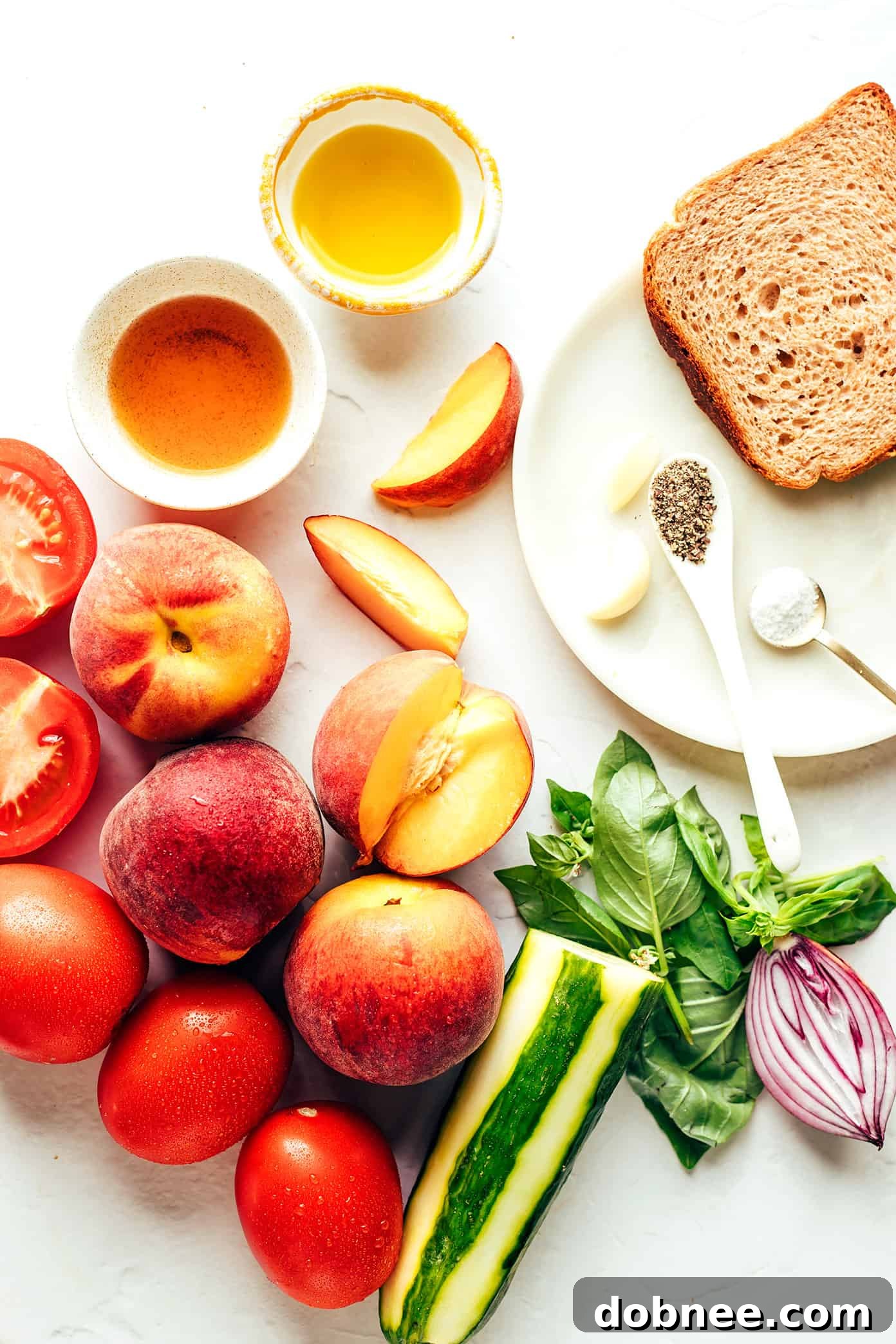 Peach Gazpacho Ingredients