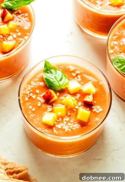 Peach Gazpacho