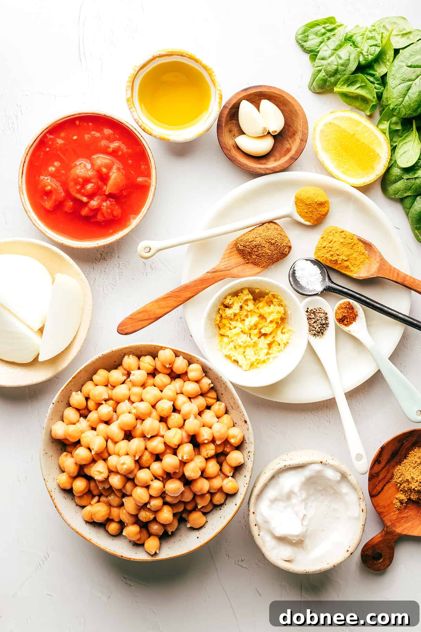 Key Ingredients for Easy Chickpea Curry Preparation