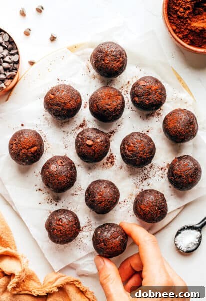 Salted Brownie Bites with ingredients