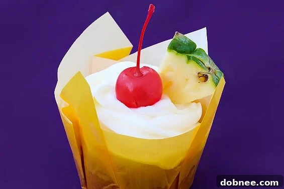 Delicious Pina Colada Cupcakes, a festive dessert