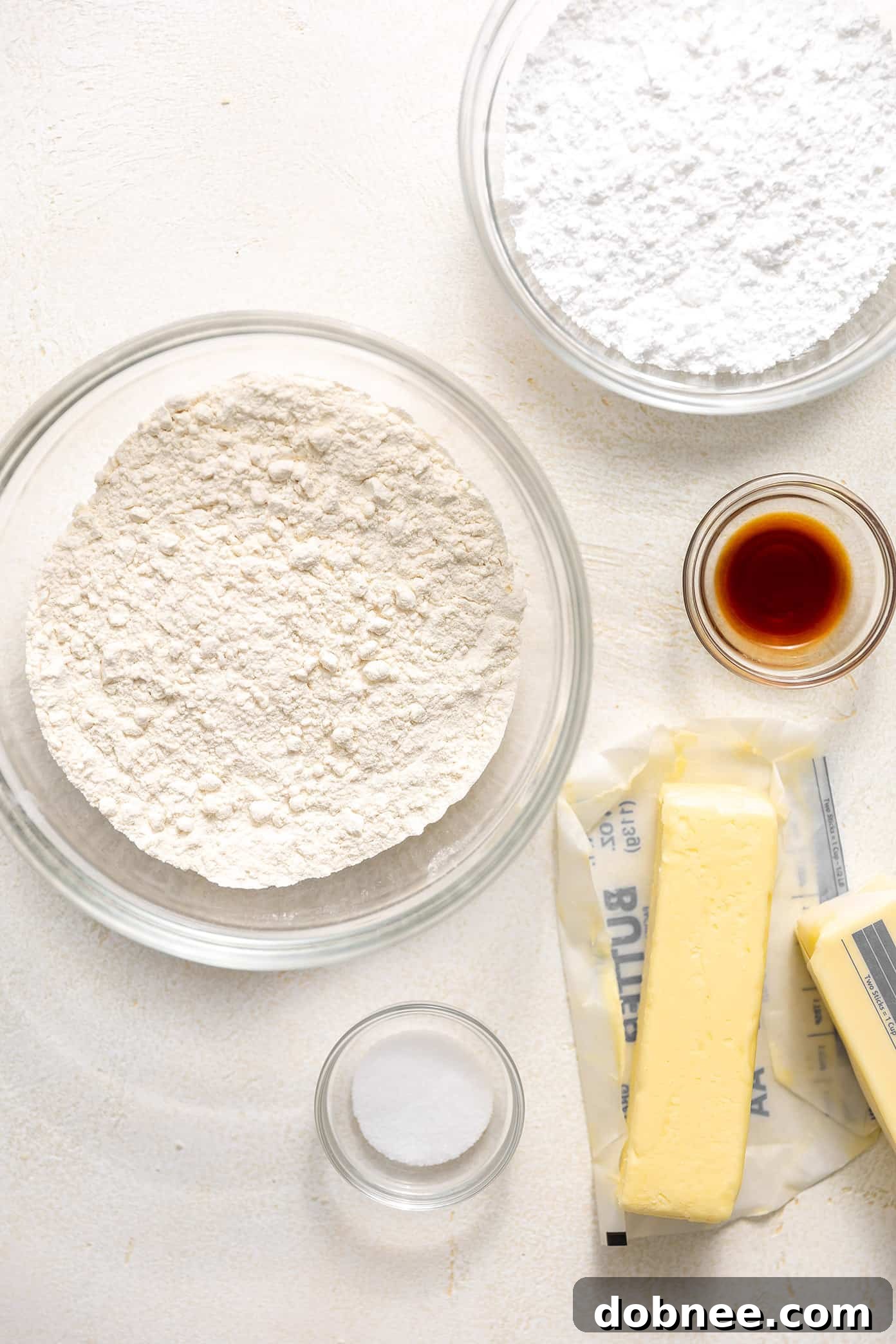 Delicious brown butter shortbread bars stacked on a plate, ready to be served