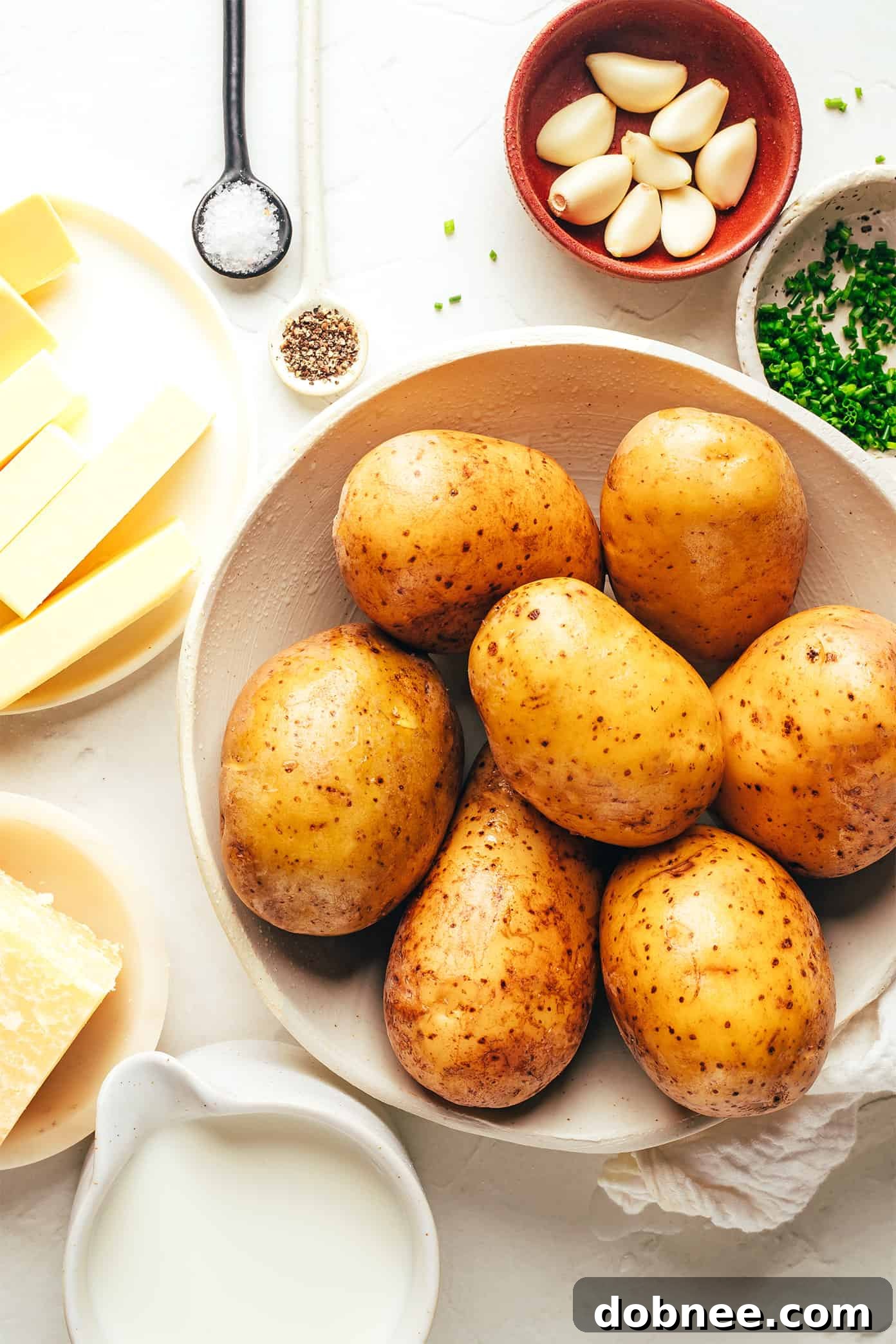 Close-up of brown butter mashed potatoes with a spoon, highlighting their creamy texture and inviting appeal.
