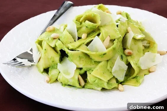 Avocado Pesto Pasta