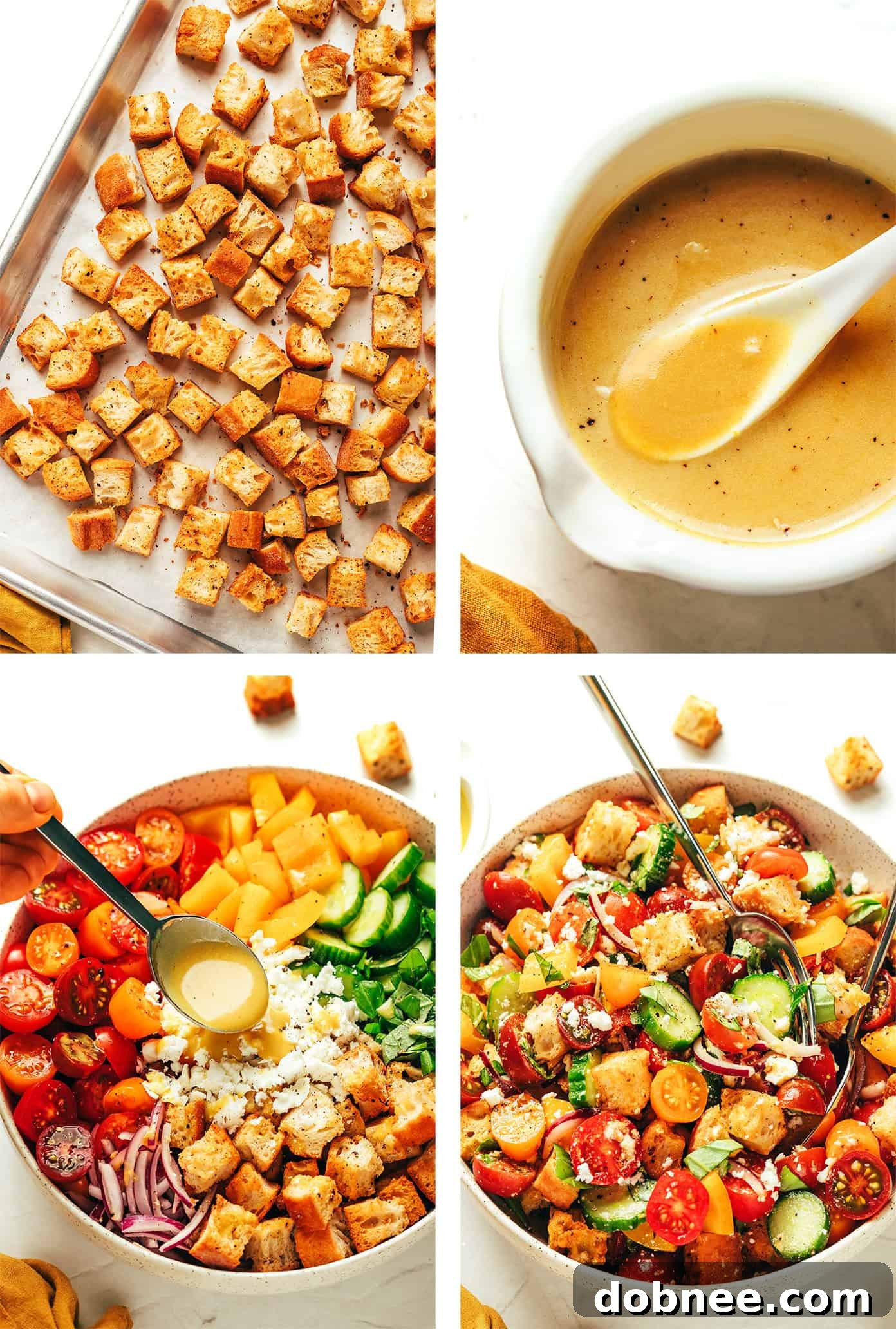 How to Make Panzanella Salad