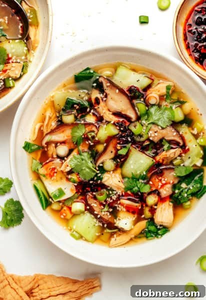 Ginger Scallion Chicken Soup
