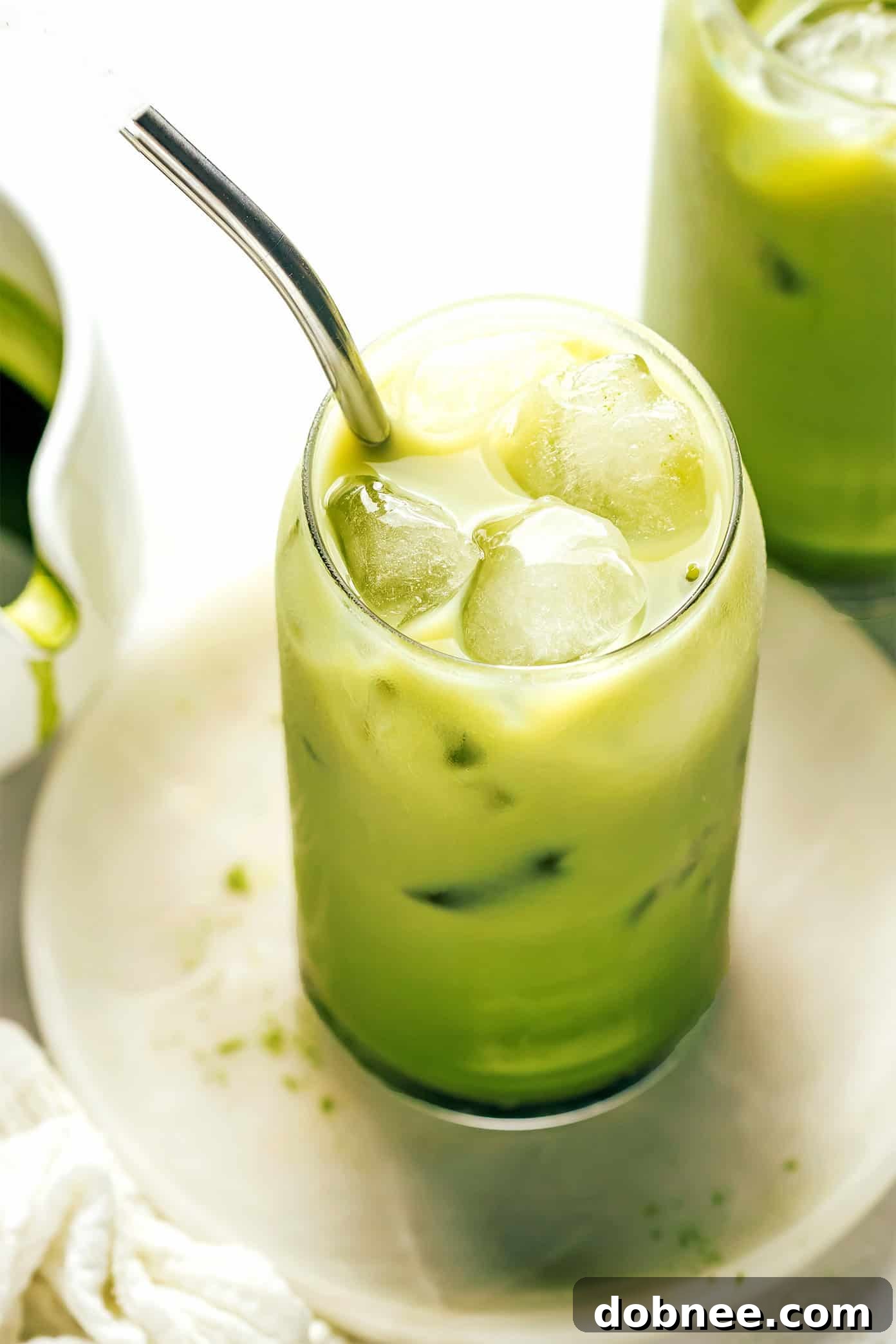 Refreshing Iced Matcha Latte