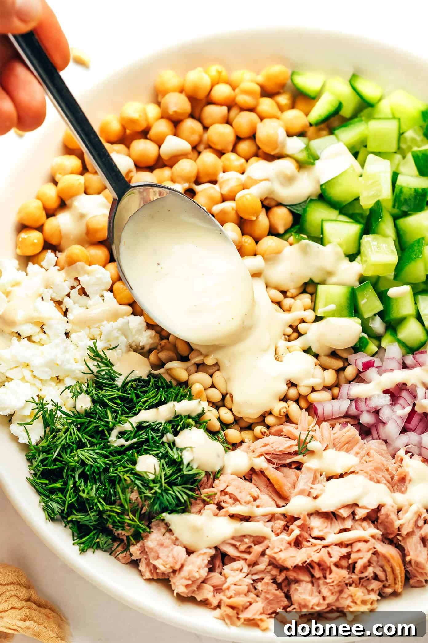 All the fresh ingredients laid out before mixing, highlighting the quality and vibrancy.