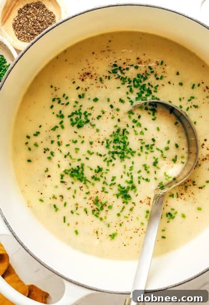 Creamy Potato Leek Soup