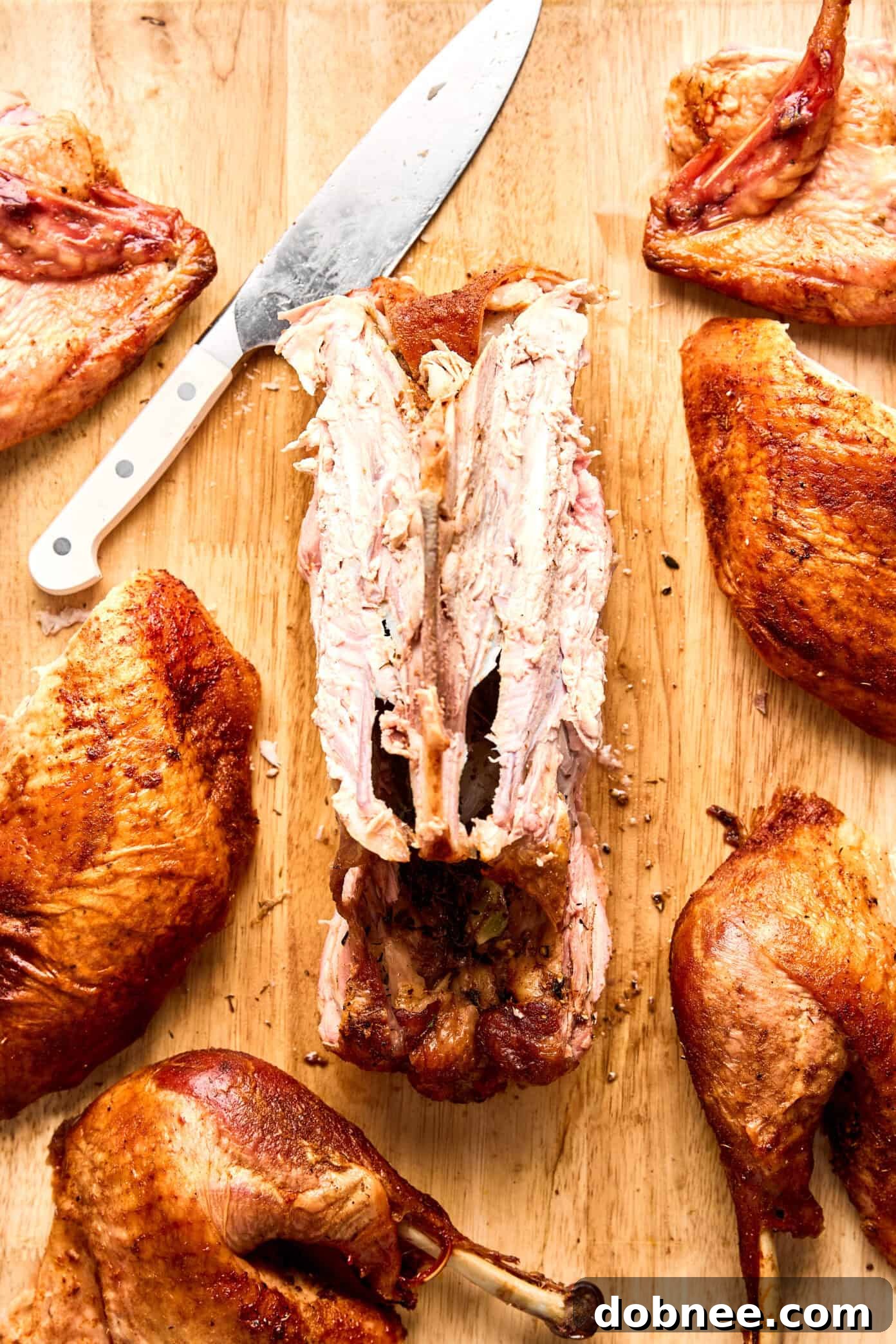 how to carve a turkey step 5