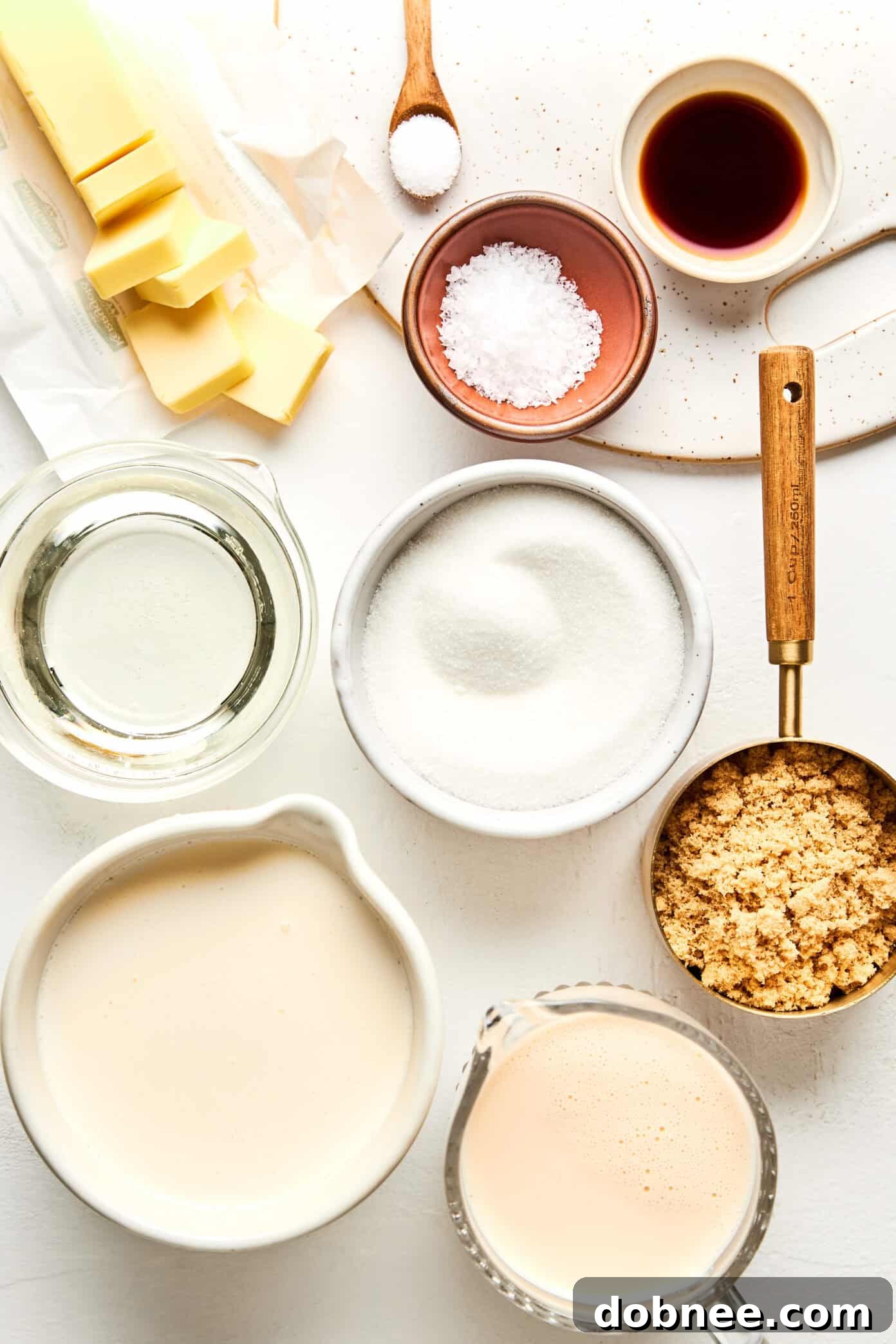 Sweet Salty Perfection 4 Freshly poured caramel in a pan, ready to cool