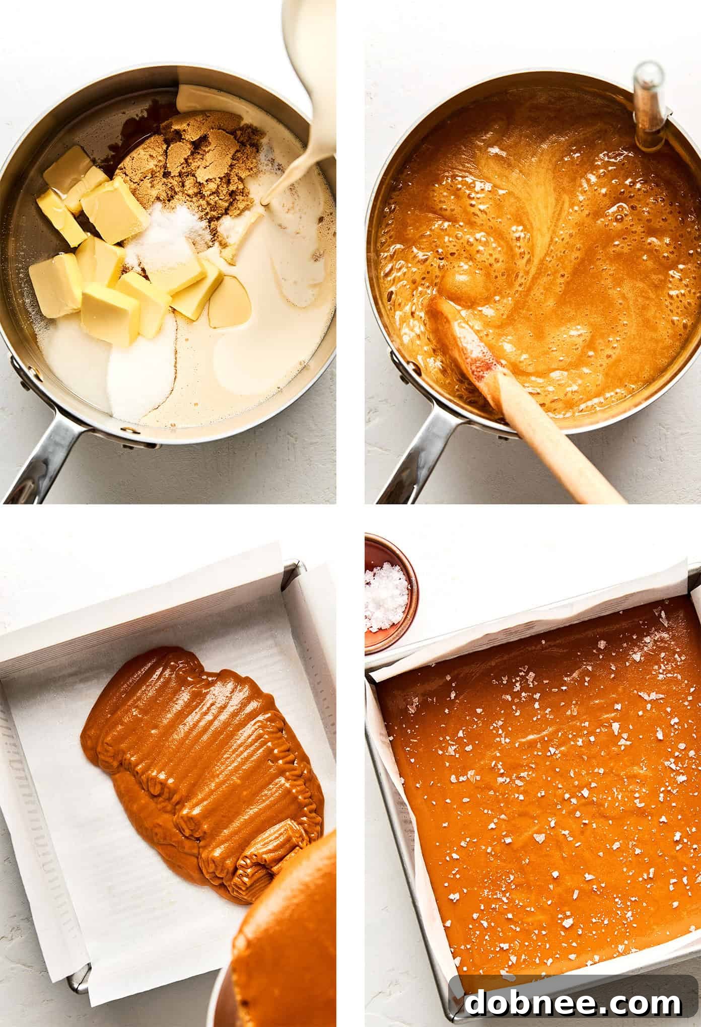 Sweet Salty Perfection 5 Close-up of salted caramels garnished with flaky salt