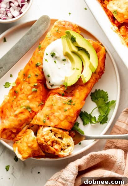 Breakfast Enchiladas in a pan