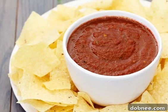 Cocoa Chipotle Salsa, a unique blend of fresh tomatoes, smoky chipotles, and a hint of rich cocoa, perfect for summer entertaining.