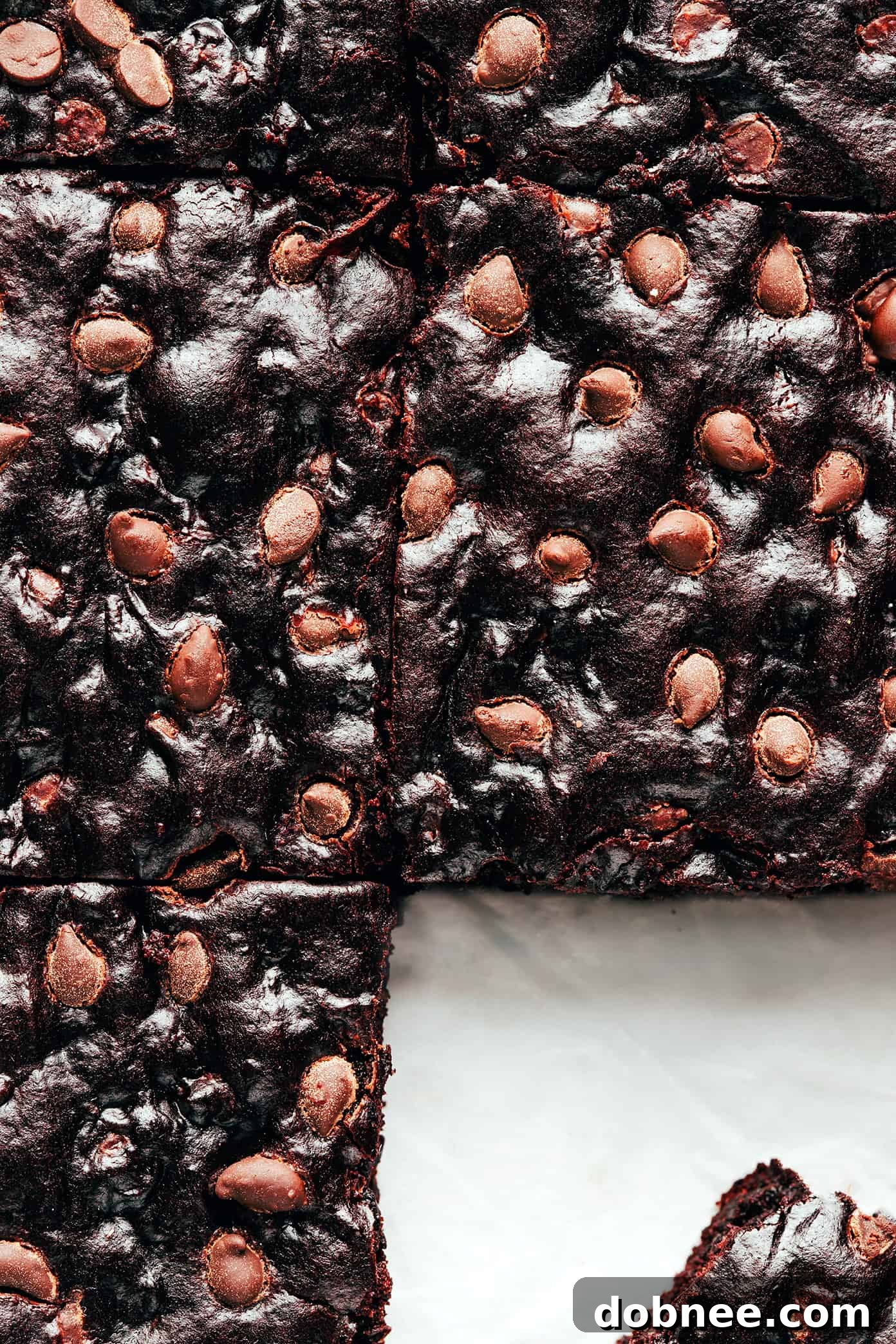 Decadent Plant-Based Brownies 2 Deliciously fudgy vegan brownies cooling on a wire rack, ready to be enjoyed.