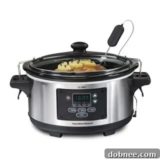 Hamilton Beach Set & Forget 6-Quart Programmable Slow Cooker, the prize for the giveaway.