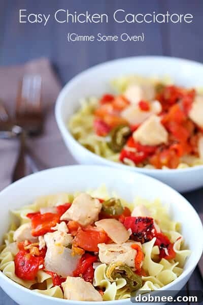 Another view of the delicious chicken cacciatore, showcasing the vibrant ingredients.