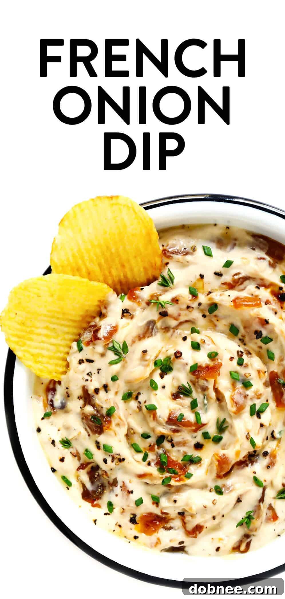 French Onion Dip Finished Product