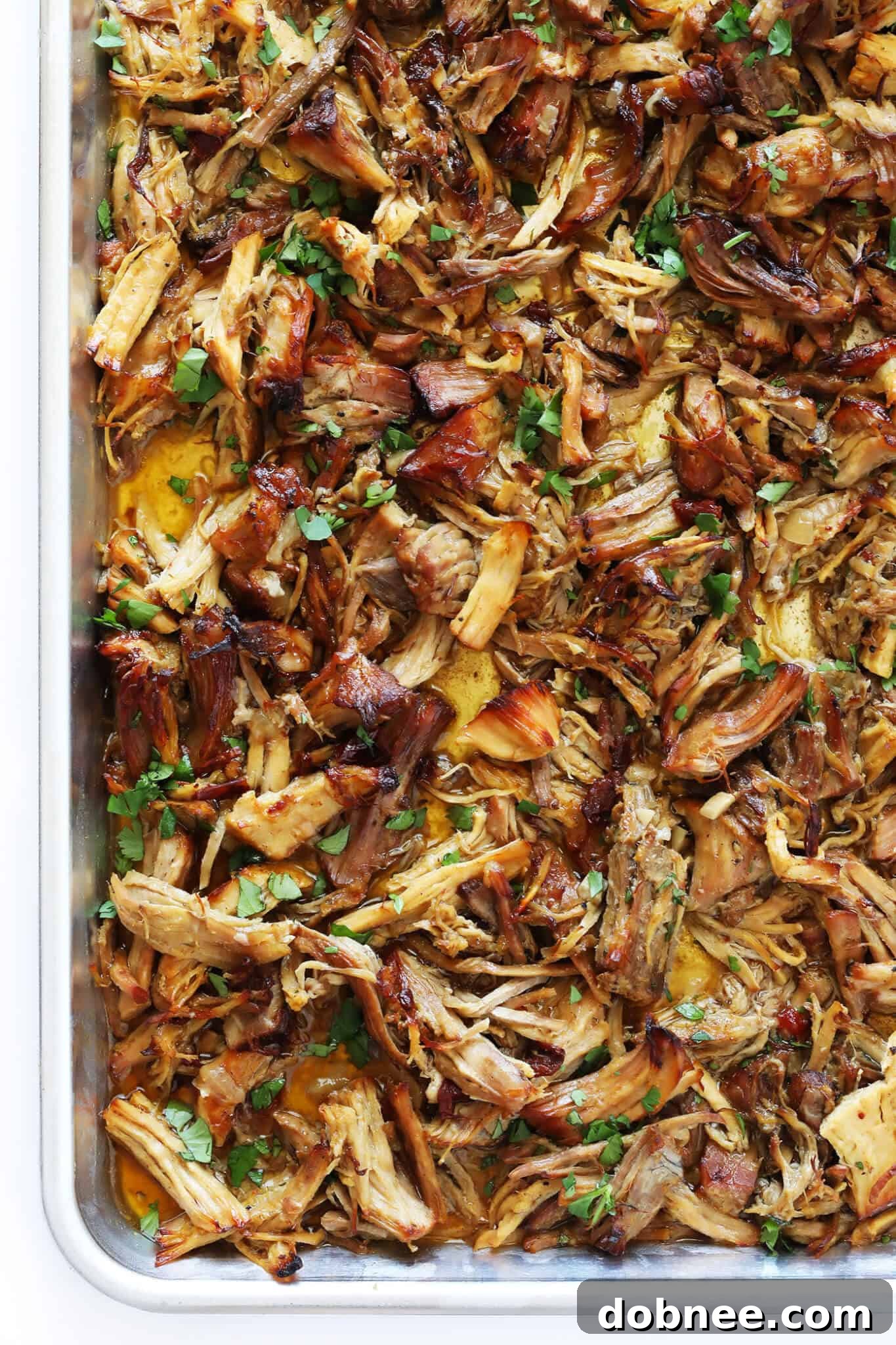 The BEST Slow Cooker Pork Carnitas! They're easy to make in the crock pot, made with my favorite Mexican seasonings, and so crispy and delicious! Perfect for tacos, enchiladas, salads, burritos, quesadillas and more. | gimmesomeoven.com