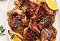 Herb-Infused Lamb Chops with Zesty Lemon Butter