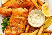 Crispy Old Bay Fish and Chips