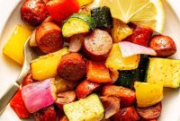 Savory Air Fryer Sausage and Vegetable Medley